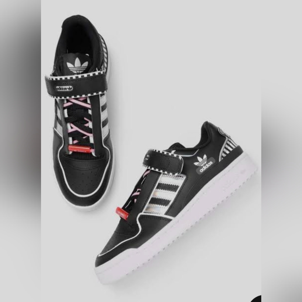 adidas Forum Plus Shoes Core Black Womens